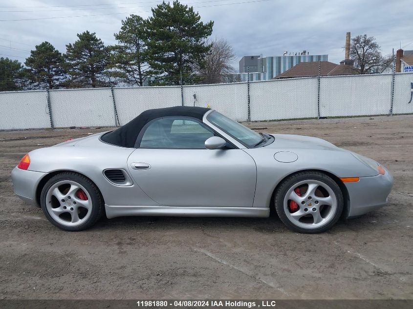 2001 Porsche Boxster S VIN: WP0CB29831U661754 Lot: 11981880