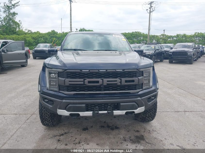 2022 Ford F-150 Raptor VIN: 1FTFW1RG8NFB40154 Lot: 11981921