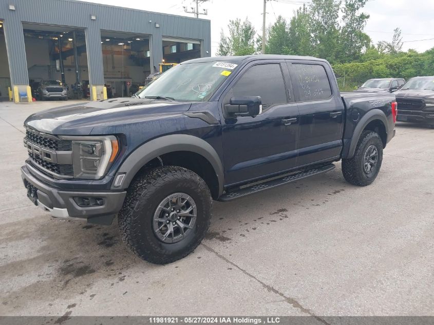 2022 Ford F-150 Raptor VIN: 1FTFW1RG8NFB40154 Lot: 11981921