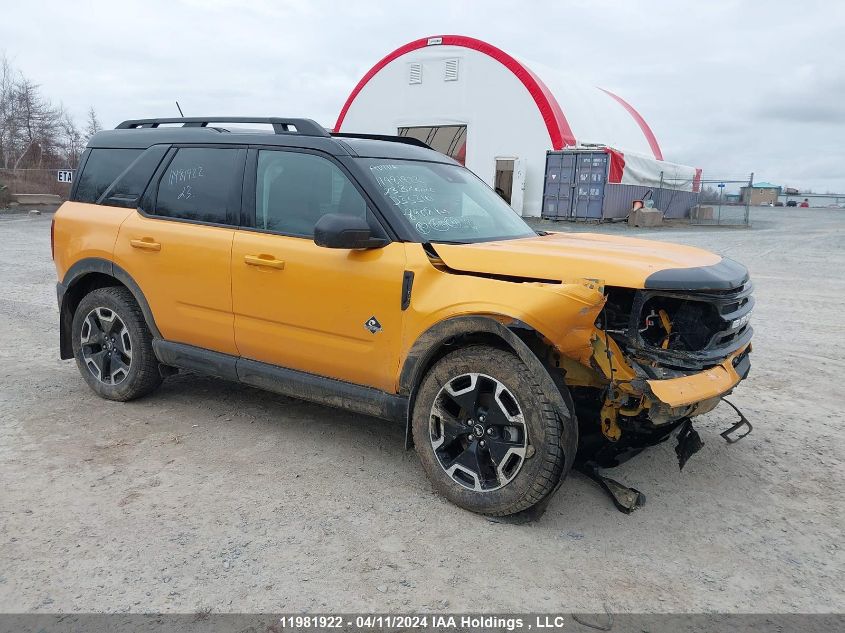 2023 Ford Bronco Sport Outer Banks VIN: 3FMCR9C65PRD33310 Lot: 11981922