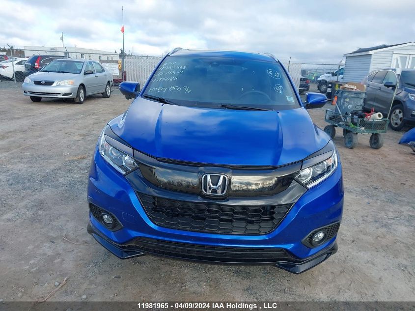 2022 Honda Hr-V VIN: 3CZRU6H24NM104168 Lot: 11981965