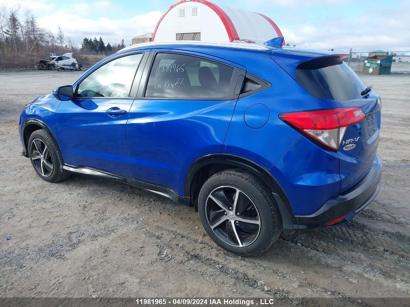 2022 Honda Hr-V VIN: 3CZRU6H24NM104168 Lot: 11981965