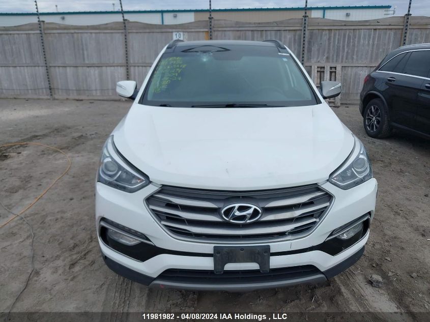 2017 Hyundai Santa Fe Sport VIN: 5XYZUDLB2HG407274 Lot: 11981982