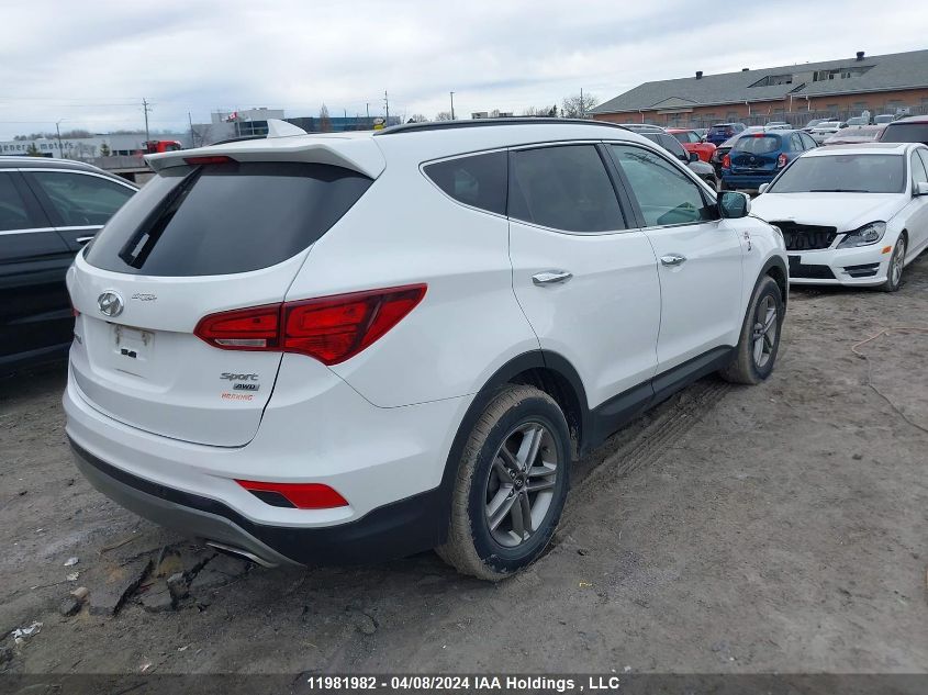 2017 Hyundai Santa Fe Sport VIN: 5XYZUDLB2HG407274 Lot: 11981982