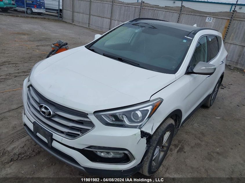 2017 Hyundai Santa Fe Sport VIN: 5XYZUDLB2HG407274 Lot: 11981982