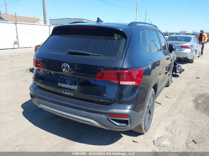 2022 Volkswagen Taos VIN: 3VVAX7B24NM085261 Lot: 39240717