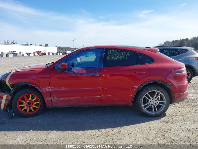 2022 Porsche Cayenne VIN: WP1BA2AY7NDA49877 Lot: 11982000