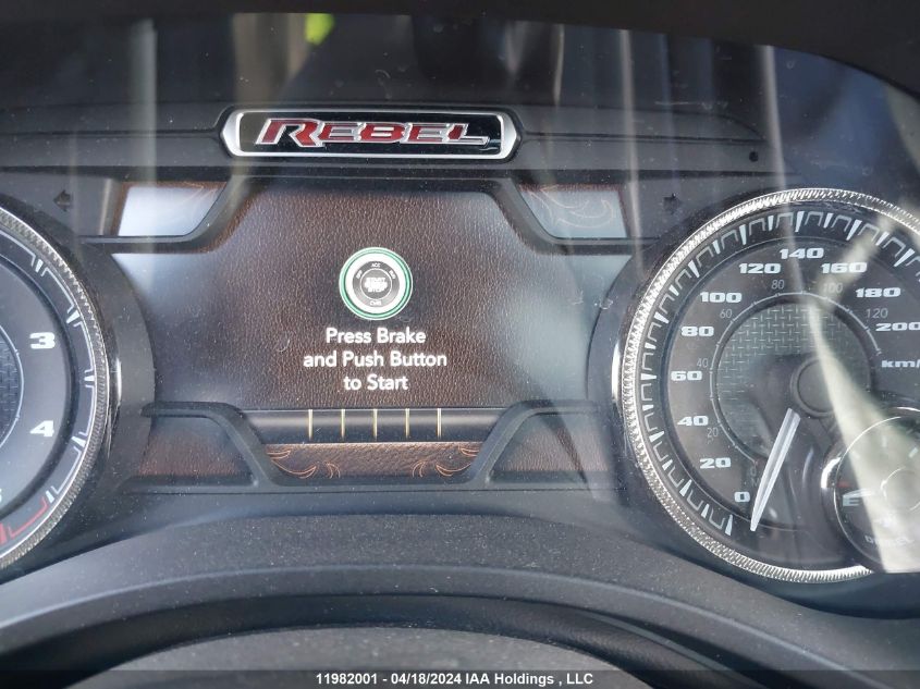 2022 Ram 1500 Rebel VIN: 1C6SRFLM9NN399962 Lot: 11982001