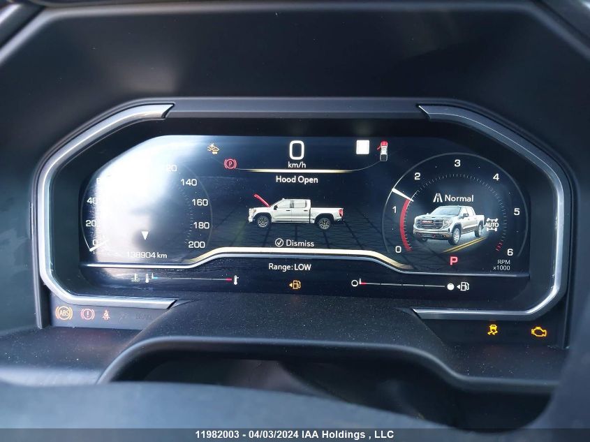 2022 GMC Sierra 1500 VIN: 3GTUUFEL7NG659725 Lot: 11982003