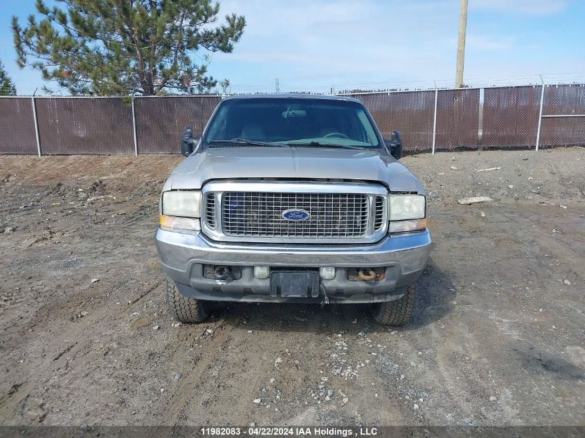 2002 Ford Excursion VIN: 1FMSU41F92EC84222 Lot: 11982083