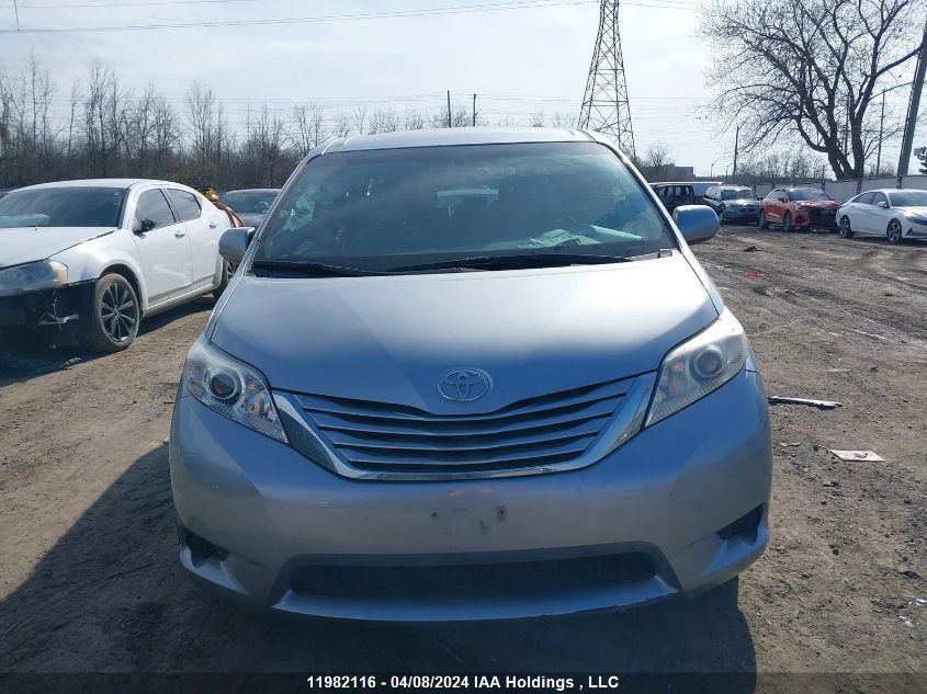 2016 Toyota Sienna Le VIN: 5TDKK3DCXGS700012 Lot: 11982116