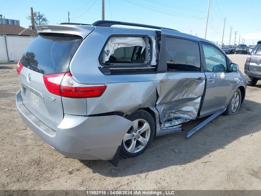 2016 Toyota Sienna Le VIN: 5TDKK3DCXGS700012 Lot: 11982116