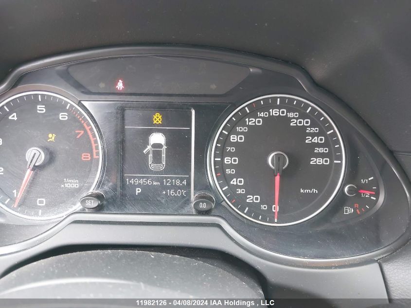 2014 Audi Q5 VIN: WA1CFCFP9EA013567 Lot: 11982126