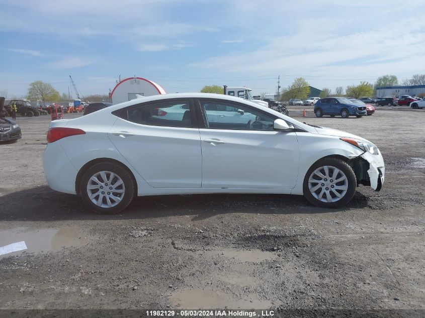 2013 Hyundai Elantra Gl VIN: 5NPDH4AE0DH311853 Lot: 11982129