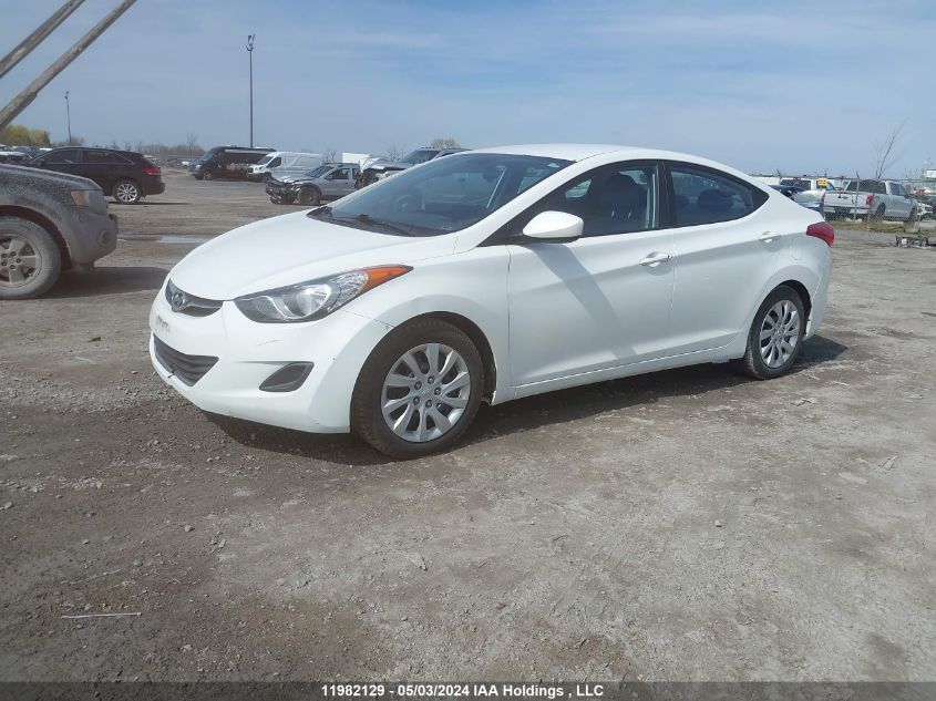 2013 Hyundai Elantra Gl VIN: 5NPDH4AE0DH311853 Lot: 11982129