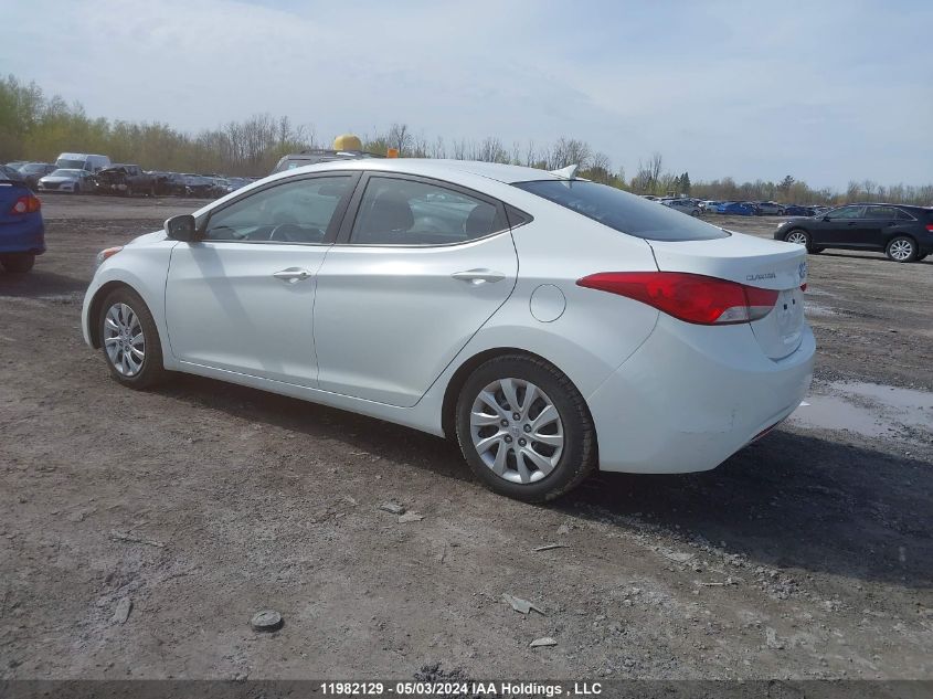 2013 Hyundai Elantra Gl VIN: 5NPDH4AE0DH311853 Lot: 11982129