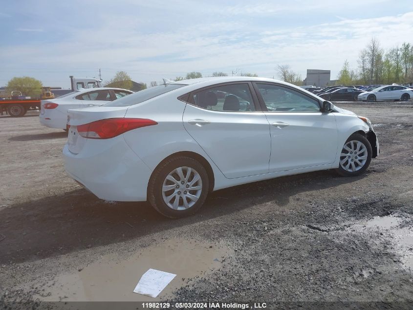 2013 Hyundai Elantra Gl VIN: 5NPDH4AE0DH311853 Lot: 11982129