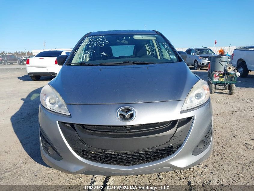 2012 Mazda Mazda5 VIN: JM1CW2CL8C0102843 Lot: 11982162