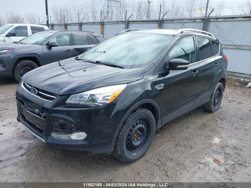 2014 Ford Escape Titanium VIN: 1FMCU9J97EUD40471 Lot: 11982169