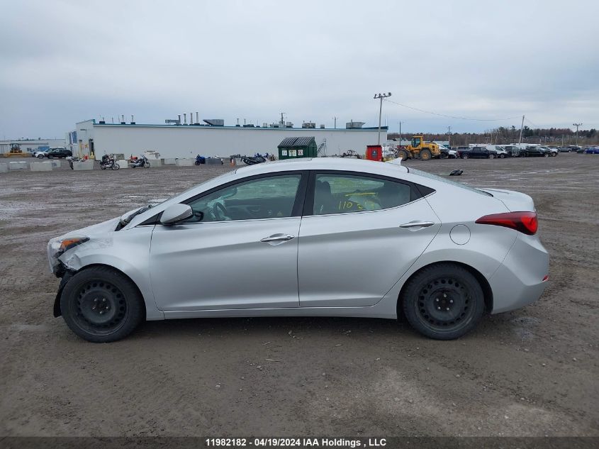 2014 Hyundai Elantra Limited VIN: KMHDH4AH8EU110313 Lot: 11982182