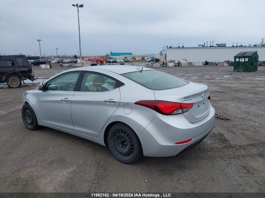 2014 Hyundai Elantra Limited VIN: KMHDH4AH8EU110313 Lot: 11982182