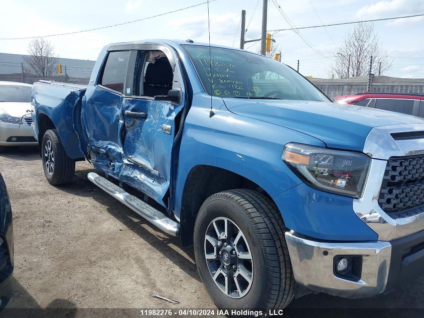 2019 Toyota Tundra Double Cab Sr/Sr5 VIN: 5TFUY5F11KX820430 Lot: 11982276