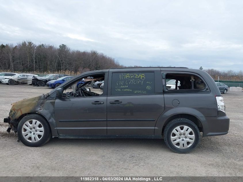 2015 Dodge Grand Caravan Se/Sxt VIN: 2C4RDGBG6FR679074 Lot: 11982318