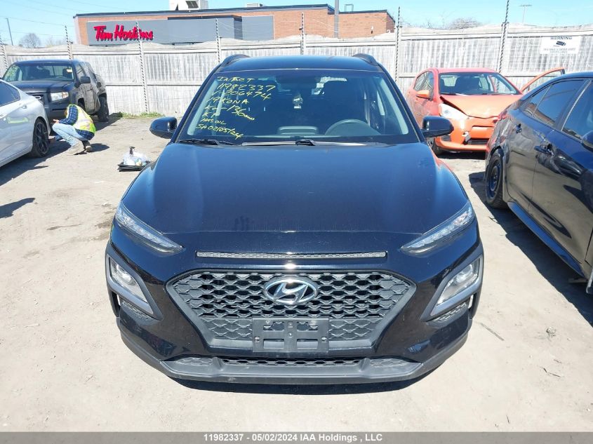 2019 Hyundai Kona VIN: KM8K12AAXKU206474 Lot: 11982337