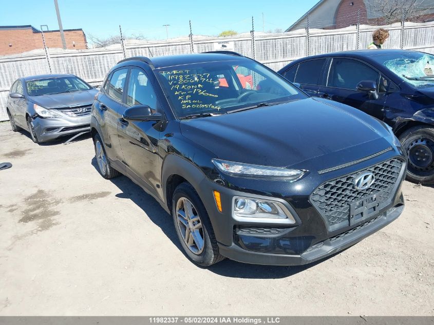 2019 Hyundai Kona VIN: KM8K12AAXKU206474 Lot: 11982337