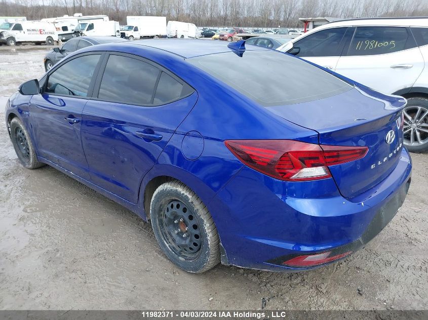 2020 Hyundai Elantra Sel/Value/Limited VIN: KMHD84LF5LU014700 Lot: 11982371