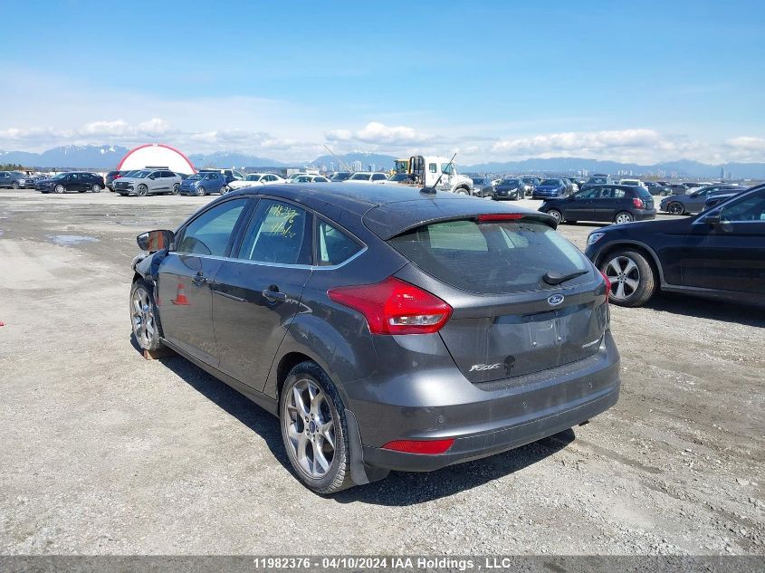 2018 Ford Focus Titanium VIN: 1FADP3N2XJL296448 Lot: 11982376