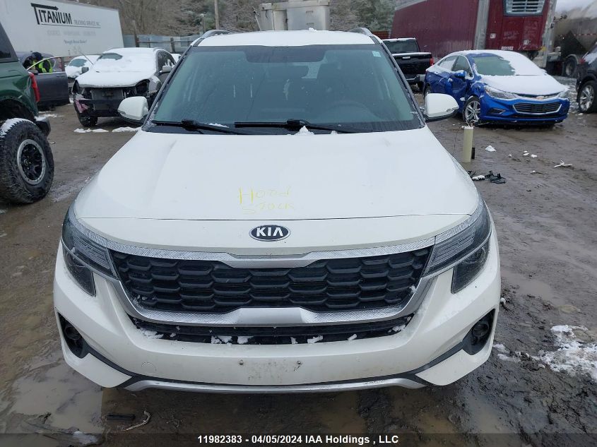 2021 Kia Seltos VIN: KNDEPCAA5M7141539 Lot: 11982383