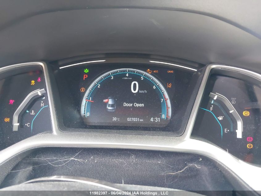 2020 Honda Civic VIN: 2HGFC2F76LH012740 Lot: 11982397