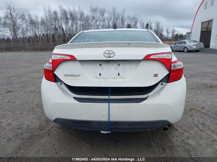 2015 Toyota Corolla Le VIN: 2T1BURHE5FC456009 Lot: 11982402