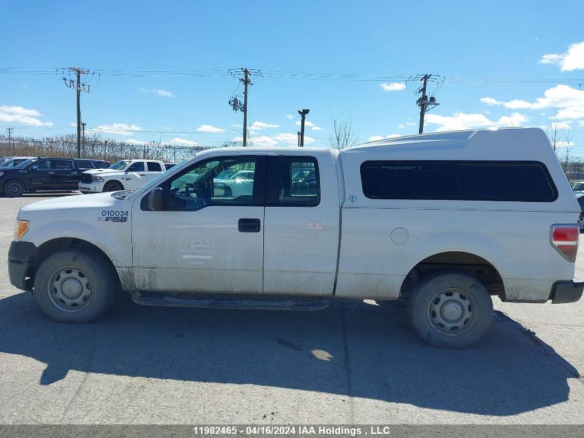 2013 Ford F150 Super Cab VIN: 1FTEX1EM2DKE95590 Lot: 11982465