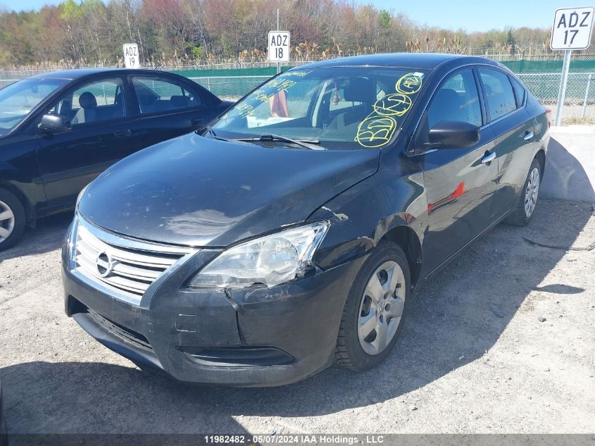 2014 Nissan Sentra S/Sv/Sr/Sl VIN: 3N1AB7AP7EL624247 Lot: 11982482