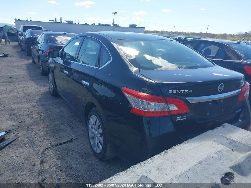 2014 Nissan Sentra S/Sv/Sr/Sl VIN: 3N1AB7AP7EL624247 Lot: 11982482