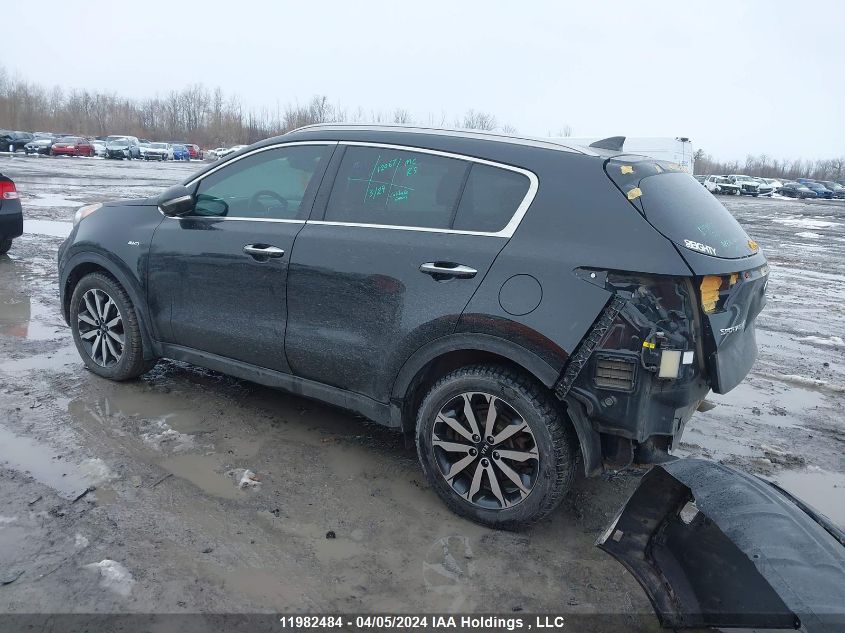 2017 Kia Sportage Ex VIN: KNDPNCAC9H7075549 Lot: 11982484