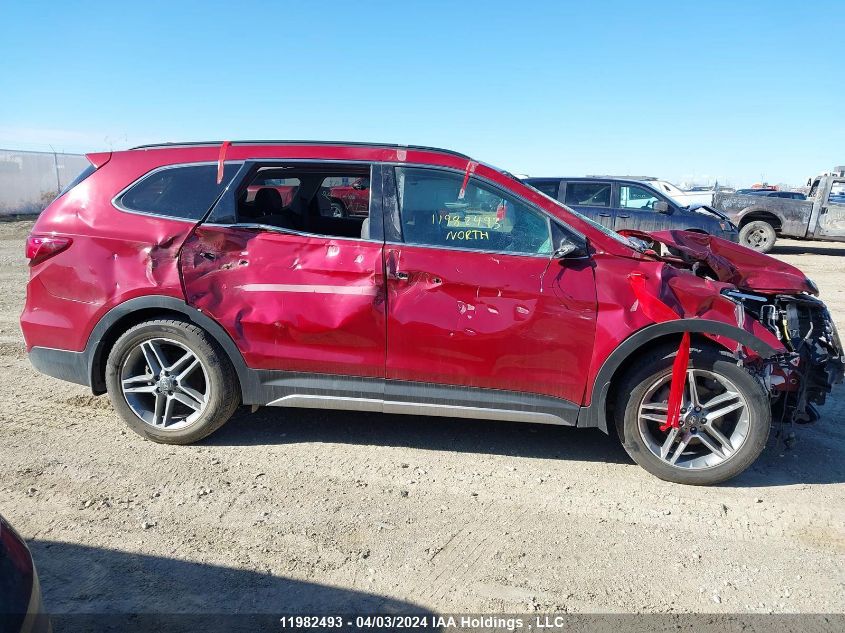 2018 Hyundai Santa Fe Se/Limited VIN: KM8SNDHF5JU288551 Lot: 39236374