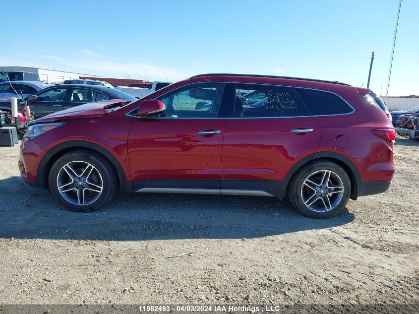 2018 Hyundai Santa Fe Se/Limited VIN: KM8SNDHF5JU288551 Lot: 39236374