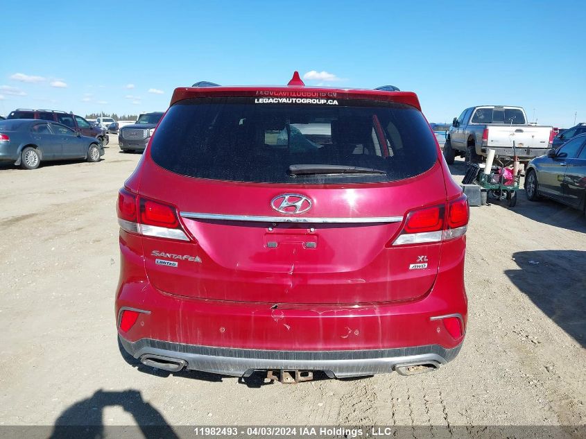 2018 Hyundai Santa Fe Se/Limited VIN: KM8SNDHF5JU288551 Lot: 39236374