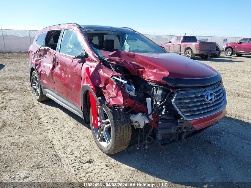 2018 Hyundai Santa Fe Se/Limited VIN: KM8SNDHF5JU288551 Lot: 39236374