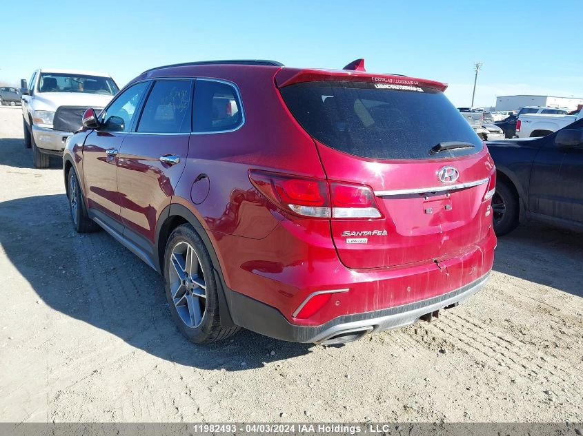 2018 Hyundai Santa Fe Se/Limited VIN: KM8SNDHF5JU288551 Lot: 39236374