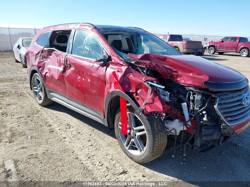 2018 Hyundai Santa Fe Se/Limited VIN: KM8SNDHF5JU288551 Lot: 39236374