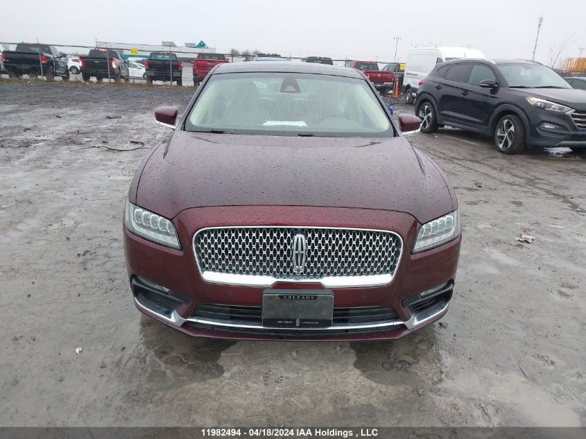 2017 Lincoln Continental VIN: 1LN6L9NP1H5610964 Lot: 11982494