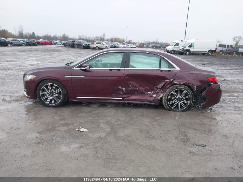 2017 Lincoln Continental VIN: 1LN6L9NP1H5610964 Lot: 11982494