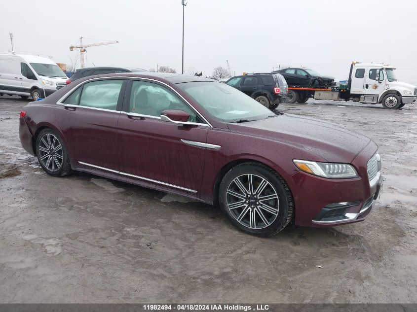 2017 Lincoln Continental VIN: 1LN6L9NP1H5610964 Lot: 11982494