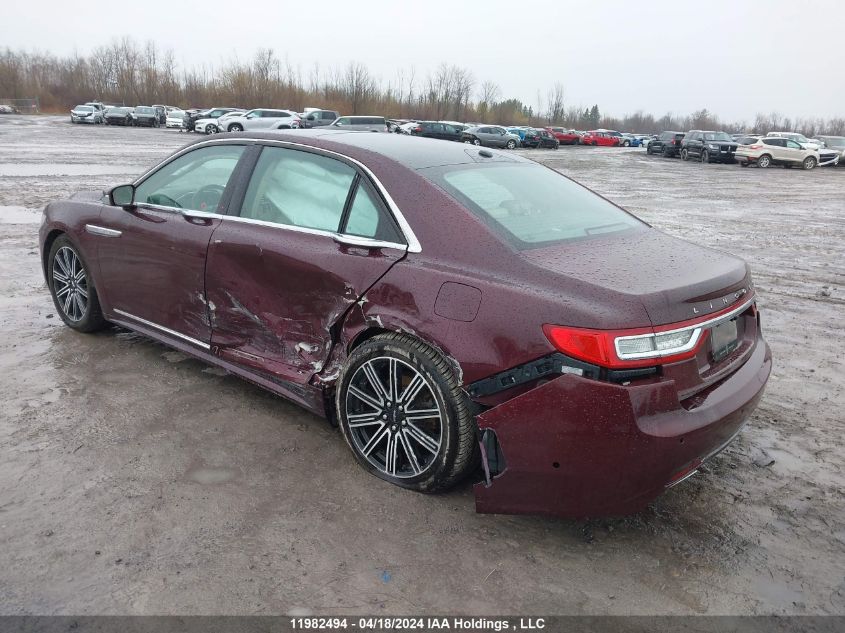 2017 Lincoln Continental VIN: 1LN6L9NP1H5610964 Lot: 11982494