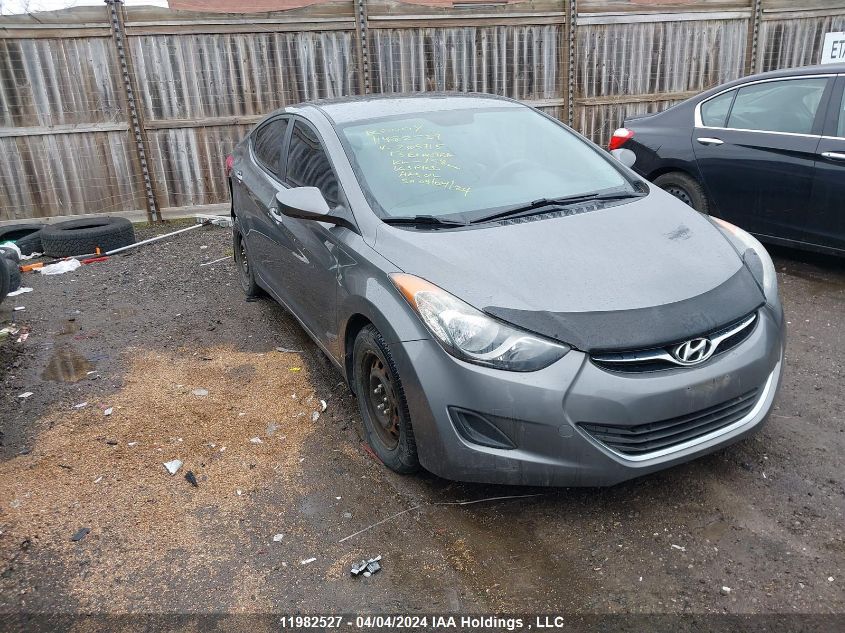 2013 Hyundai Elantra Gl VIN: 5NPDH4AE6DH205715 Lot: 11982527