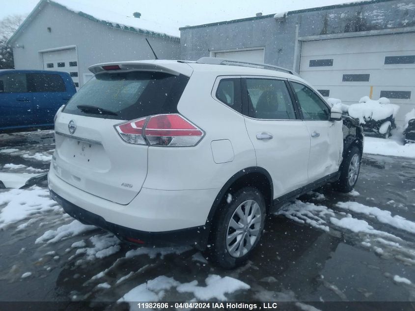 2016 Nissan Rogue S/Sl/Sv VIN: 5N1AT2MV5GC732450 Lot: 50766854